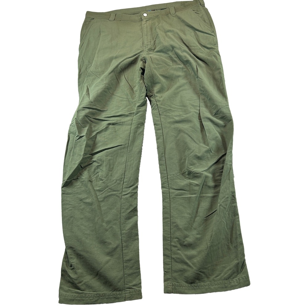 RailRiders Adventure Pants Mens 40x34 Green Hiking Outdoor Nylon Utility